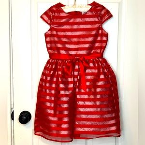 Beautiful red dress.  Girl’s Size 12. Classic style. NWOT